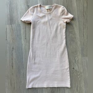 Aritzia Wilfred Soft Pink Mini Dress